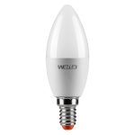 Светодиодная лампа WOLTA LX 8Вт 3000K Е14 свеча матовая 30YC8E14