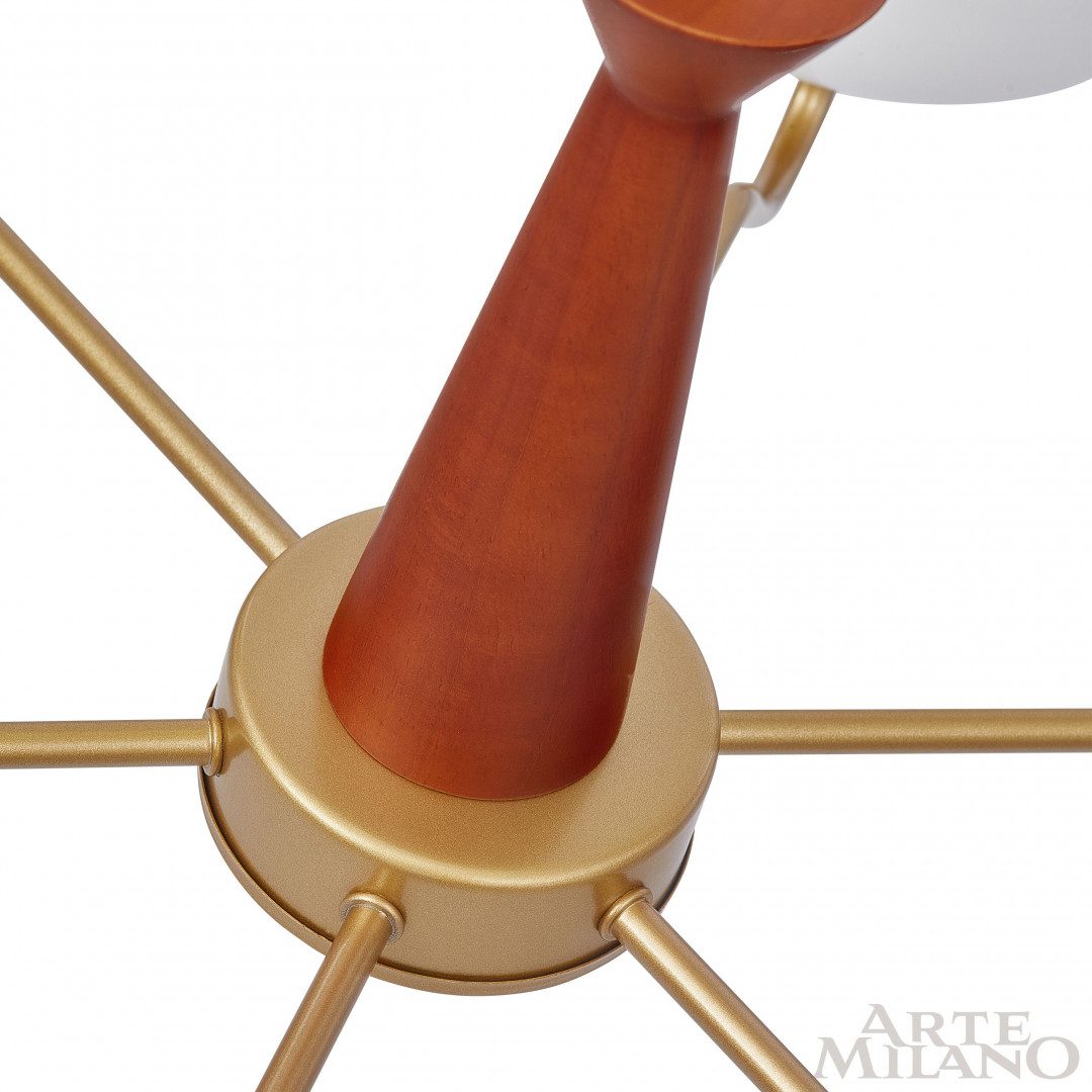 Подвесная люстра Arte Milano Napoli 310166/D780/6 BS/WD Подвесная люстра Arte Milano Napoli 310166/D780/6 BS/WD