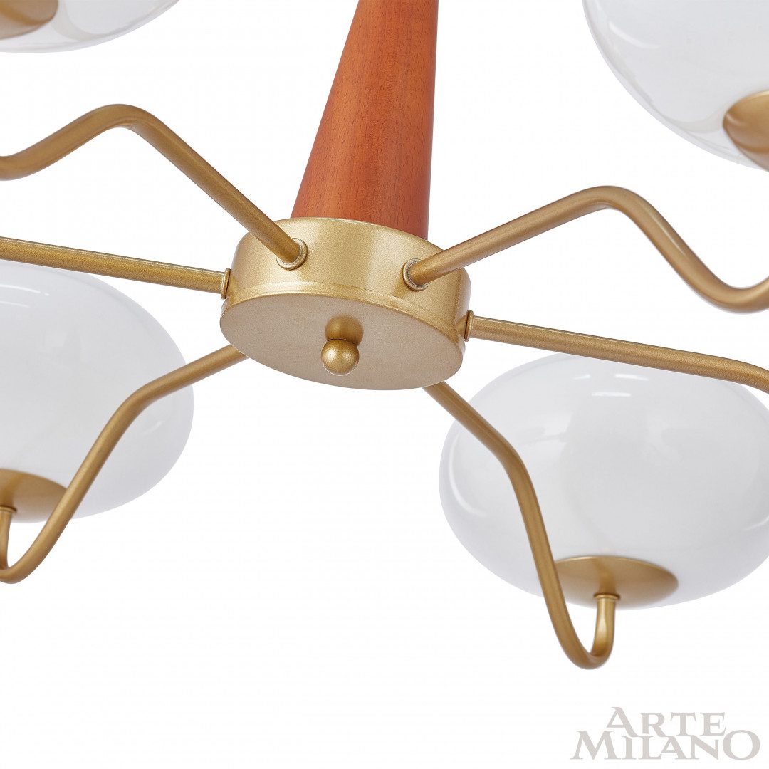 Подвесная люстра Arte Milano Napoli 310166/D780/6 BS/WD Подвесная люстра Arte Milano Napoli 310166/D780/6 BS/WD
