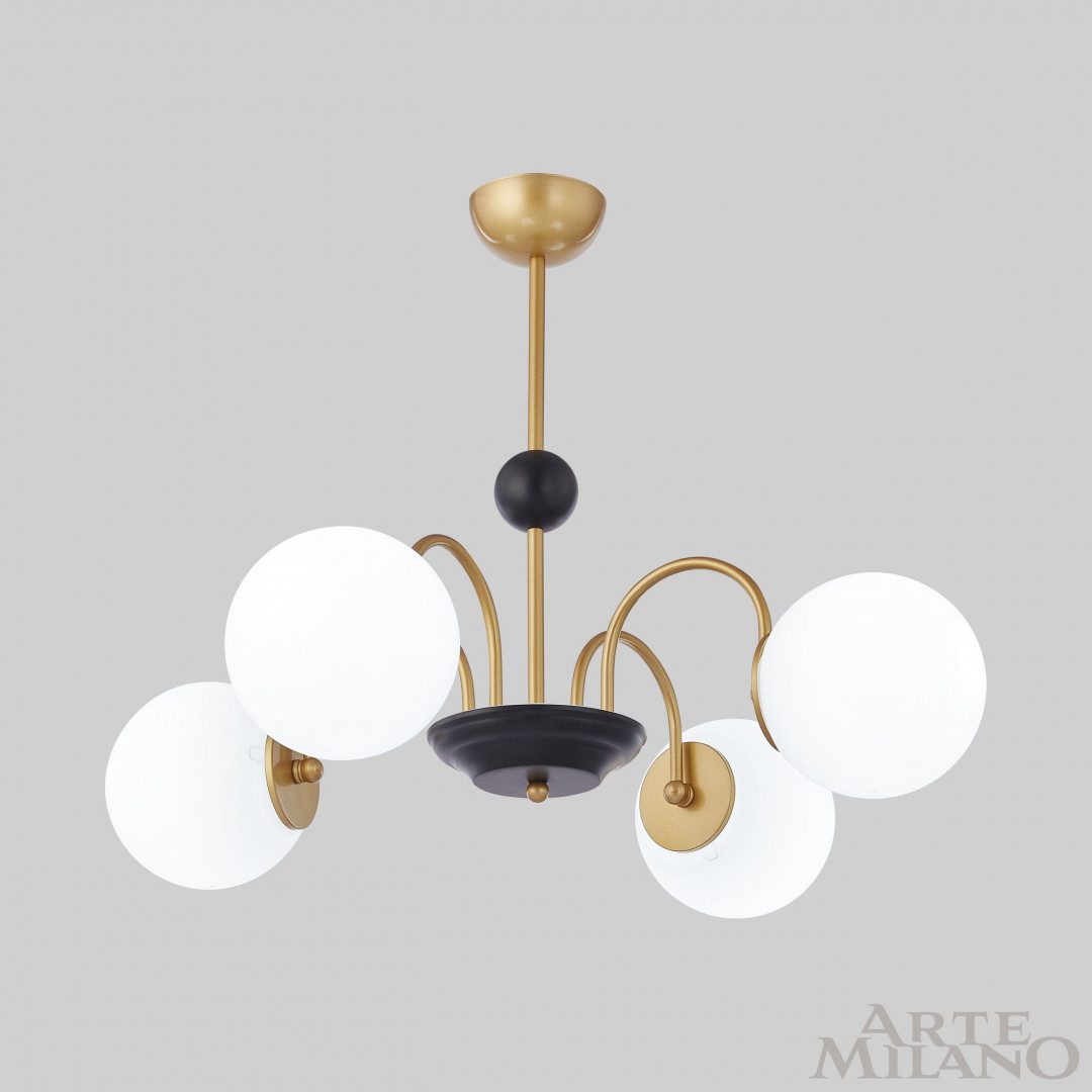 Люстра на штанге Arte Milano Napoli 312066/D700/4 BS/BK Люстра на штанге Arte Milano Napoli 312066/D700/4 BS/BK