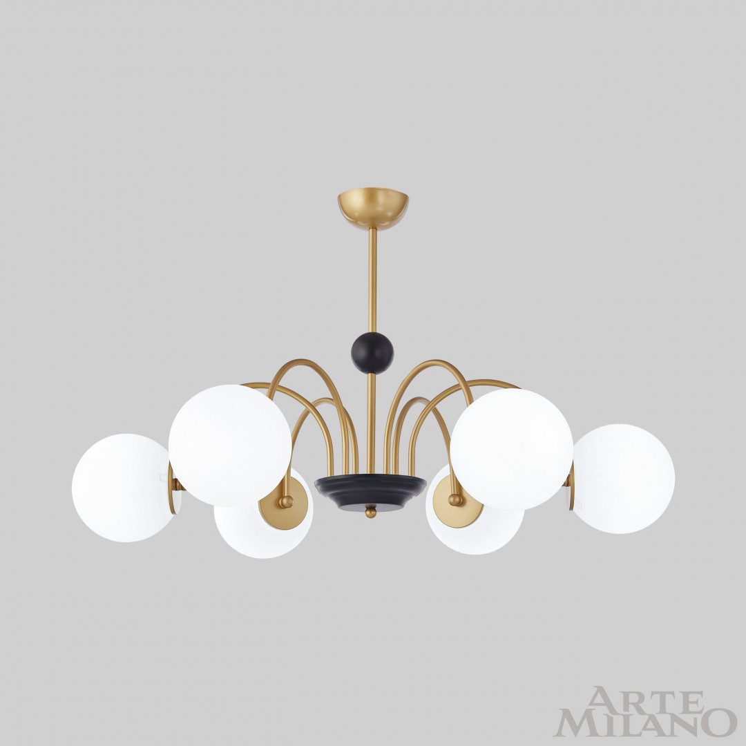 Люстра на штанге Arte Milano Napoli 312066/D850/6 BS/BK Люстра на штанге Arte Milano Napoli 312066/D850/6 BS/BK