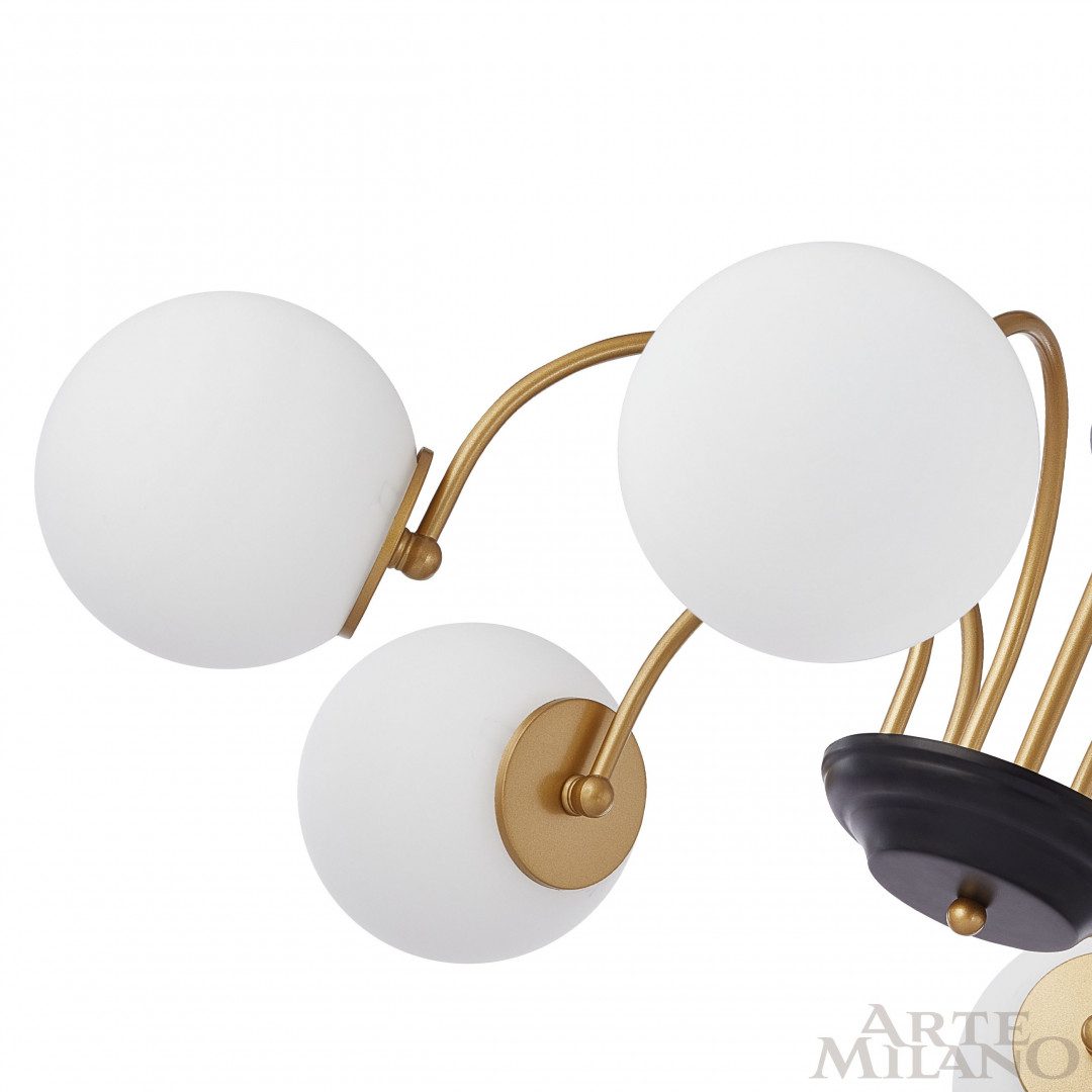 Люстра на штанге Arte Milano Napoli 312066/D850/6 BS/BK Люстра на штанге Arte Milano Napoli 312066/D850/6 BS/BK