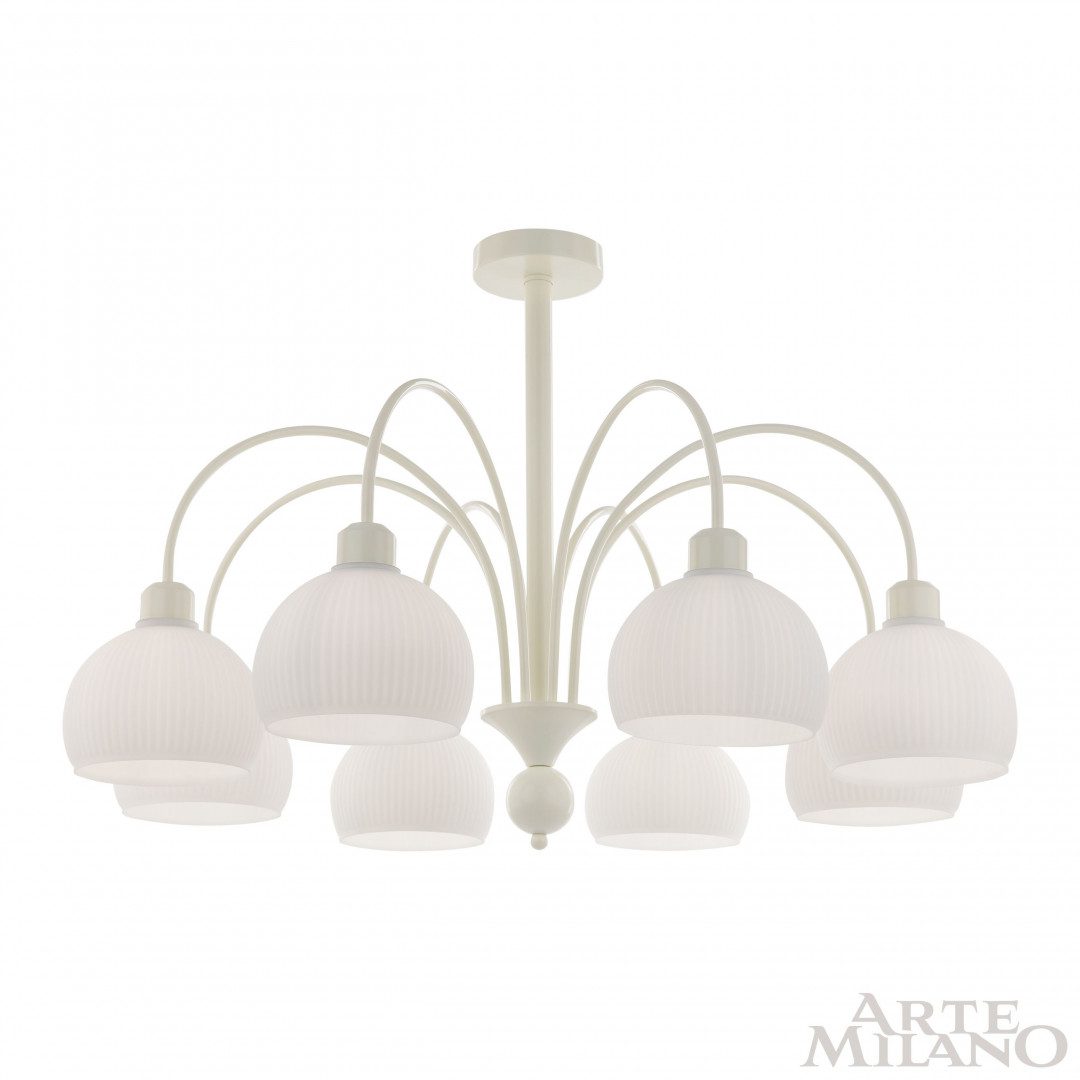 Люстра на штанге Arte Milano Napoli 313066/D820/8 IV Люстра на штанге Arte Milano Napoli 313066/D820/8 IV