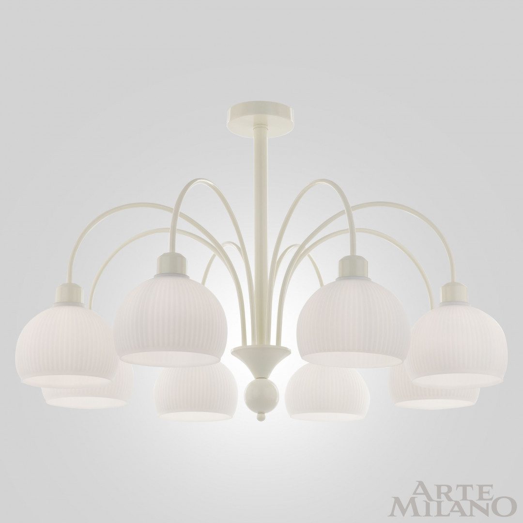 Люстра на штанге Arte Milano Napoli 313066/D820/8 IV Люстра на штанге Arte Milano Napoli 313066/D820/8 IV
