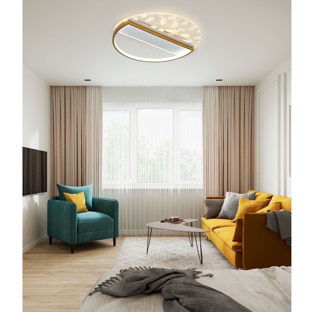 Потолочный светильник LED4U L1043-500 GD Потолочный светильник LED4U L1043-500 GD