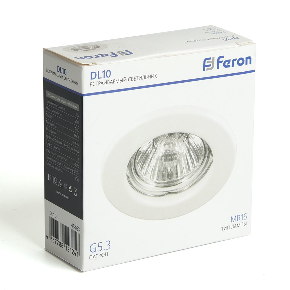 Встраиваемый светильник Feron DL10 48463 Встраиваемый светильник Feron DL10 48463