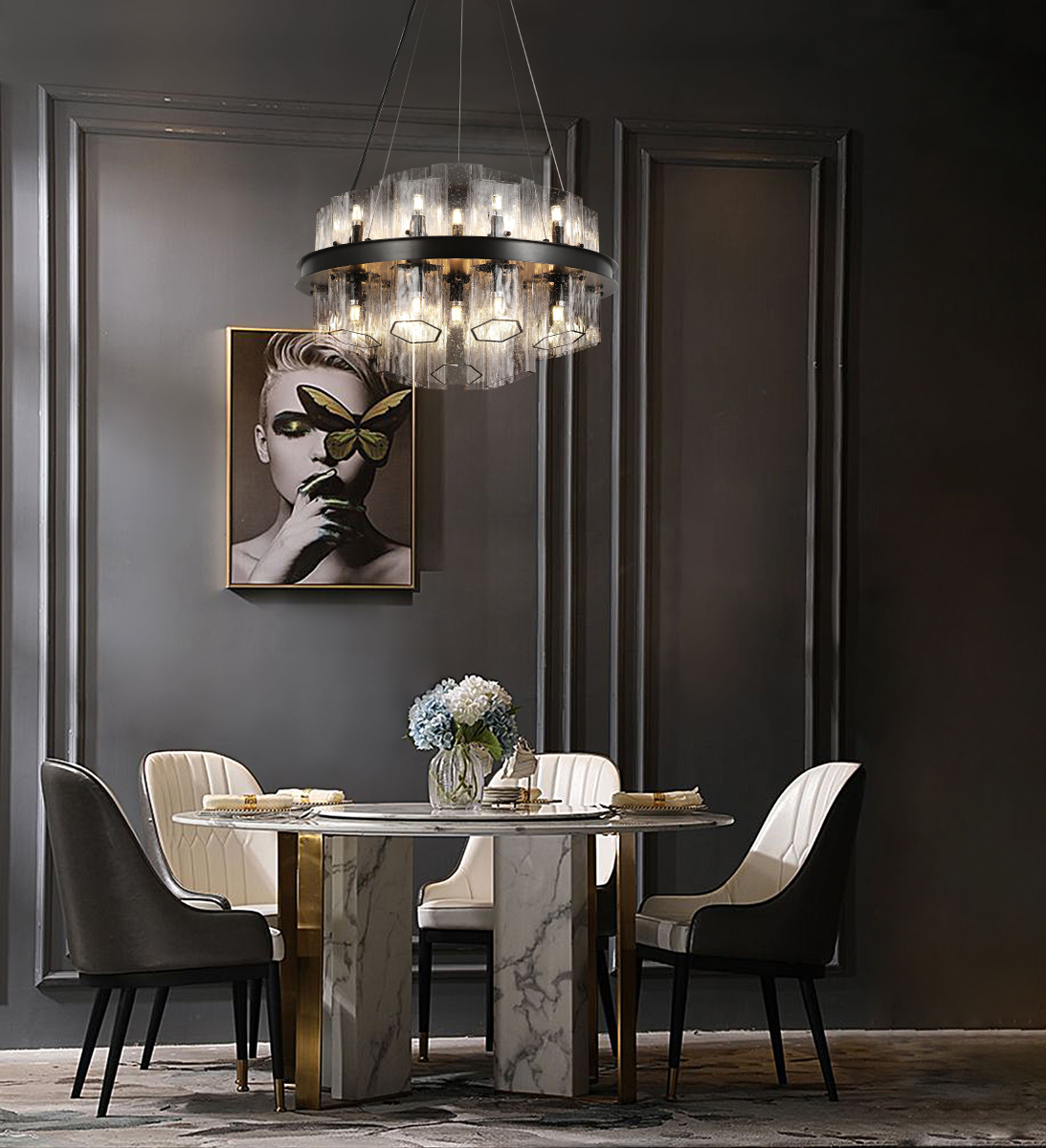 Подвесная люстра Delight Collection BRCH9191-BZ Подвесная люстра Delight Collection BRCH9191-BZ