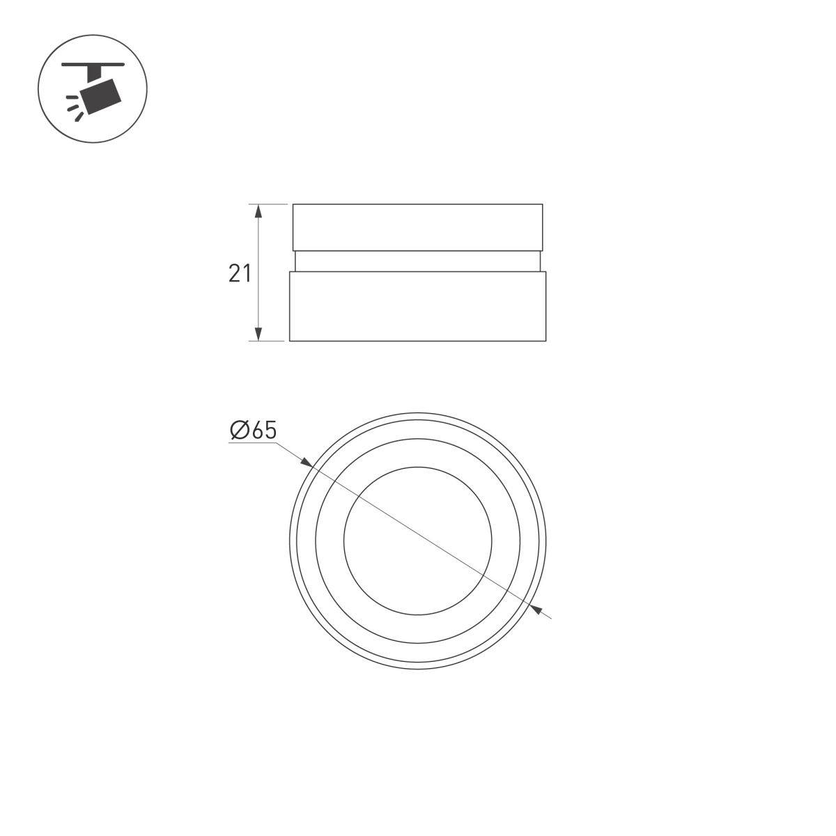 Насадка с фиксированным углом Arlight LGD-ARTIFACT-LENS-R65 (WH, 15 deg) (Металл) 057121 Насадка с фиксированным углом Arlight LGD-ARTIFACT-LENS-R65 (WH, 15 deg) (Металл) 057121
