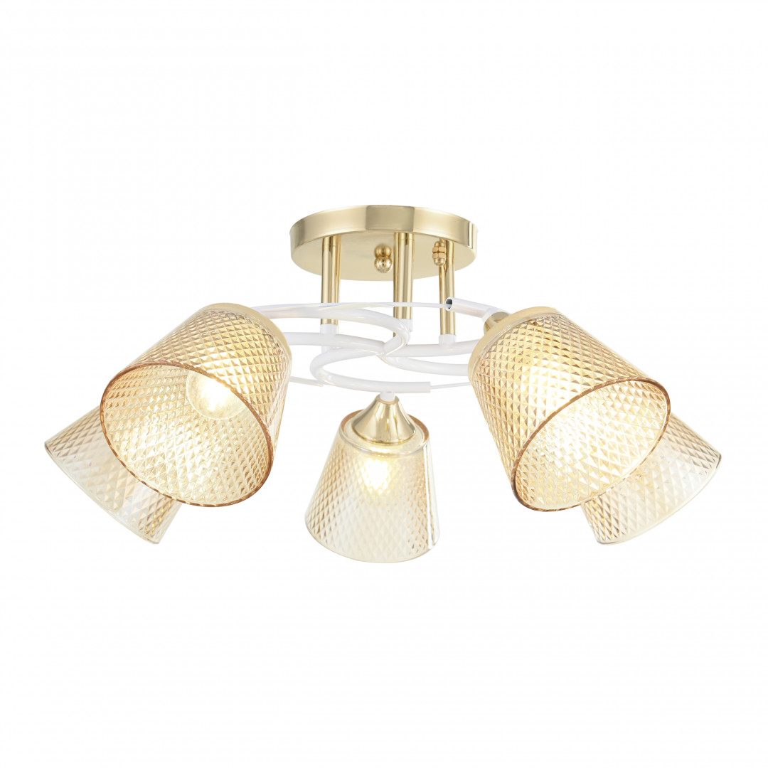 Потолочная люстра Arte Milano Amalfi 323006/5 FG+WT Потолочная люстра Arte Milano Amalfi 323006/5 FG+WT