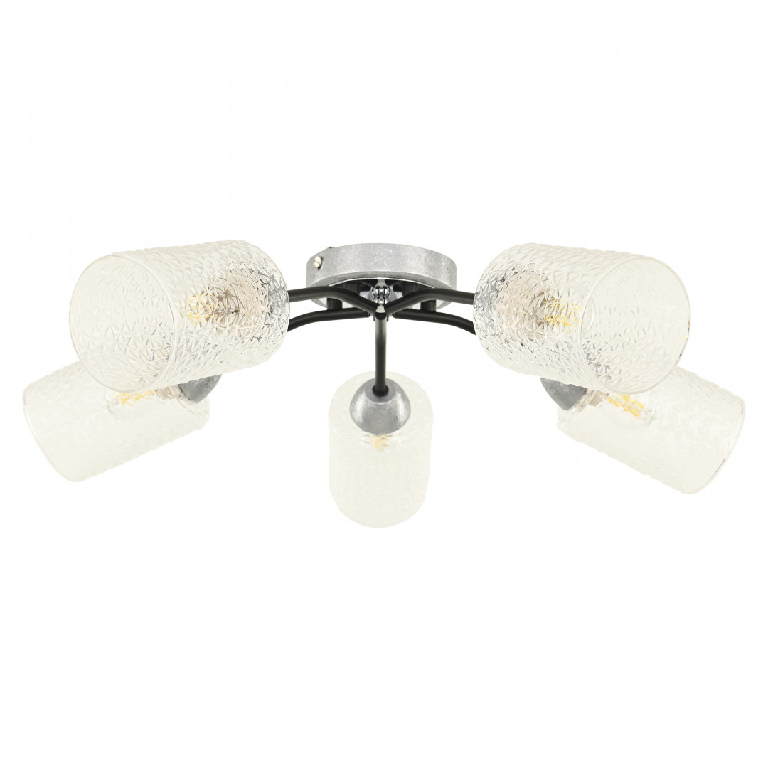 Потолочная люстра Arte Milano Napoli 326207/5 CR.BK Потолочная люстра Arte Milano Napoli 326207/5 CR.BK