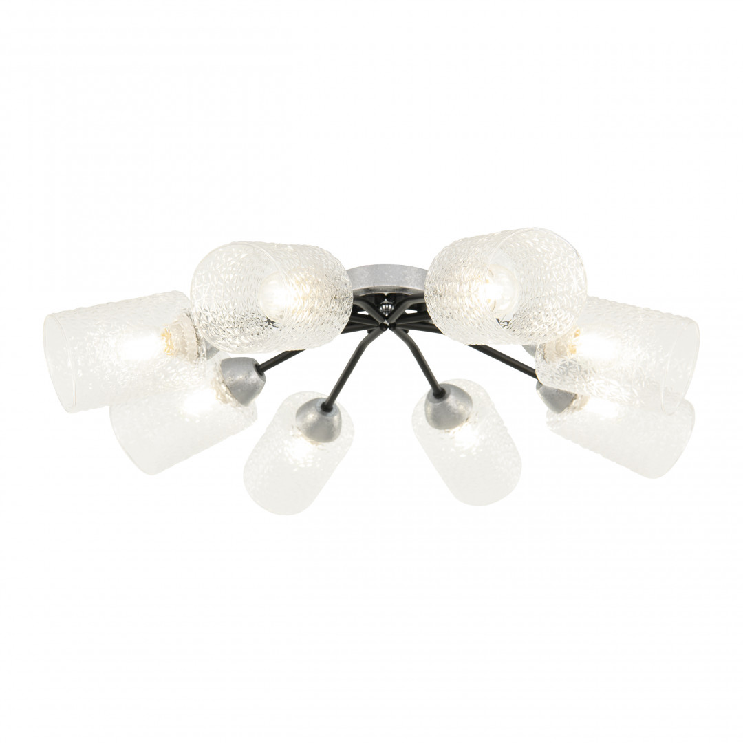 Потолочная люстра Arte Milano Napoli 326207/8 CR.BK Потолочная люстра Arte Milano Napoli 326207/8 CR.BK