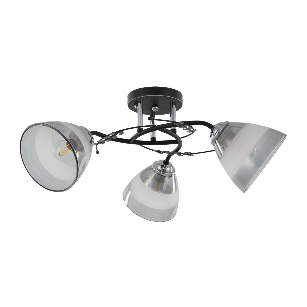 Потолочная люстра Arte Milano Amalfi 327685/3A BK+CR Потолочная люстра Arte Milano Amalfi 327685/3A BK+CR