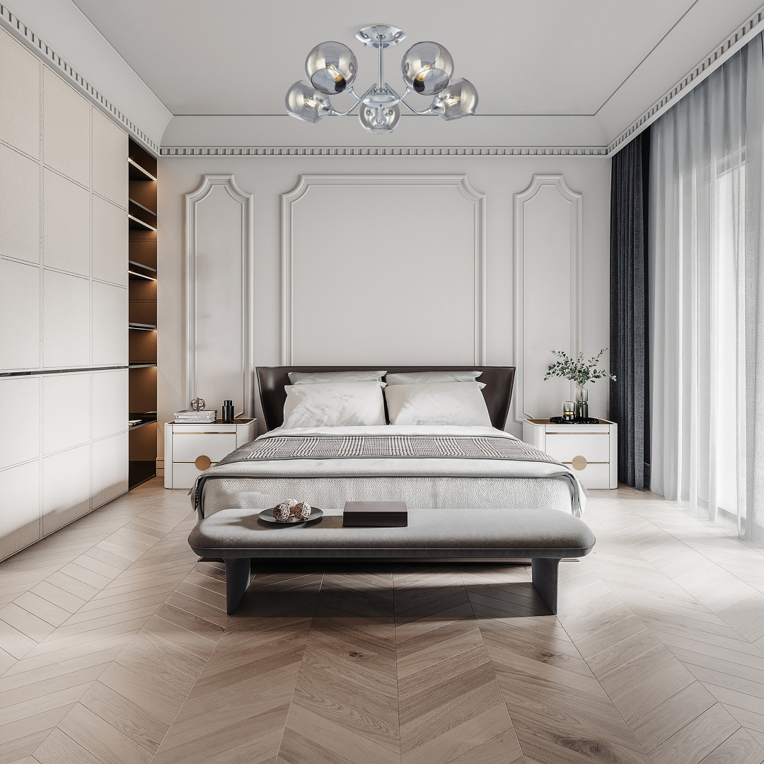 Люстра на штанге Arte Milano Napoli 330334/5 CR Люстра на штанге Arte Milano Napoli 330334/5 CR