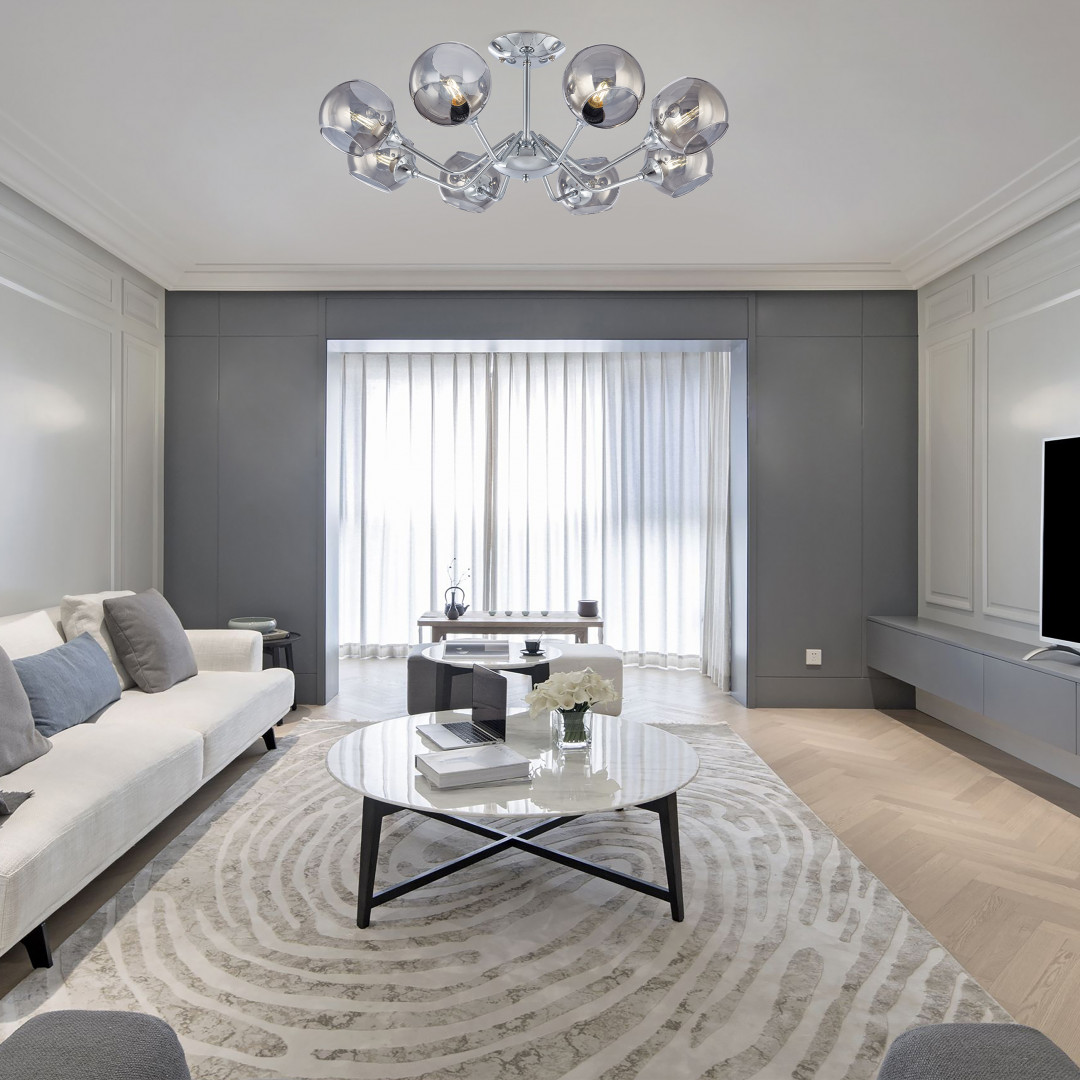 Люстра на штанге Arte Milano Napoli 330334/8 CR Люстра на штанге Arte Milano Napoli 330334/8 CR