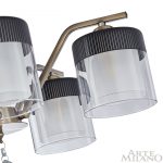 Люстра на штанге Arte Milano Napoli 332646/5 AB+BK