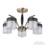 Люстра на штанге Arte Milano Napoli 332646/5 AB+BK