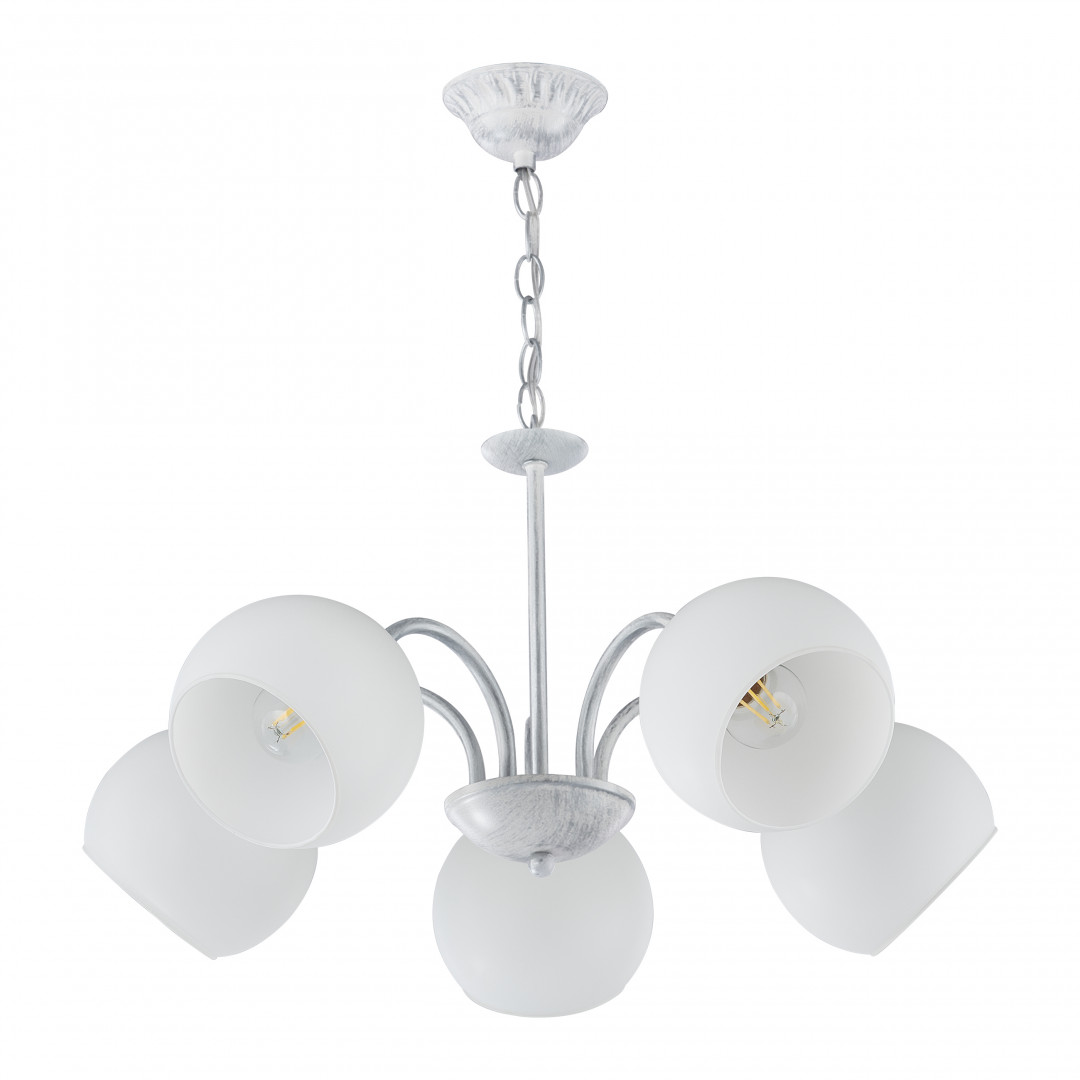 Подвесная люстра Arte Milano Amalfi 335010/5 WT+SL Подвесная люстра Arte Milano Amalfi 335010/5 WT+SL