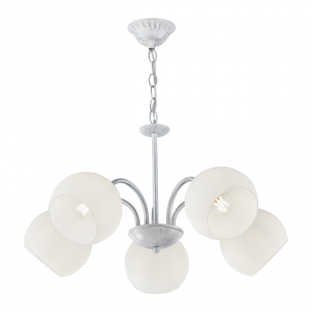 Подвесная люстра Arte Milano Amalfi 335010/5 WT+SL Подвесная люстра Arte Milano Amalfi 335010/5 WT+SL