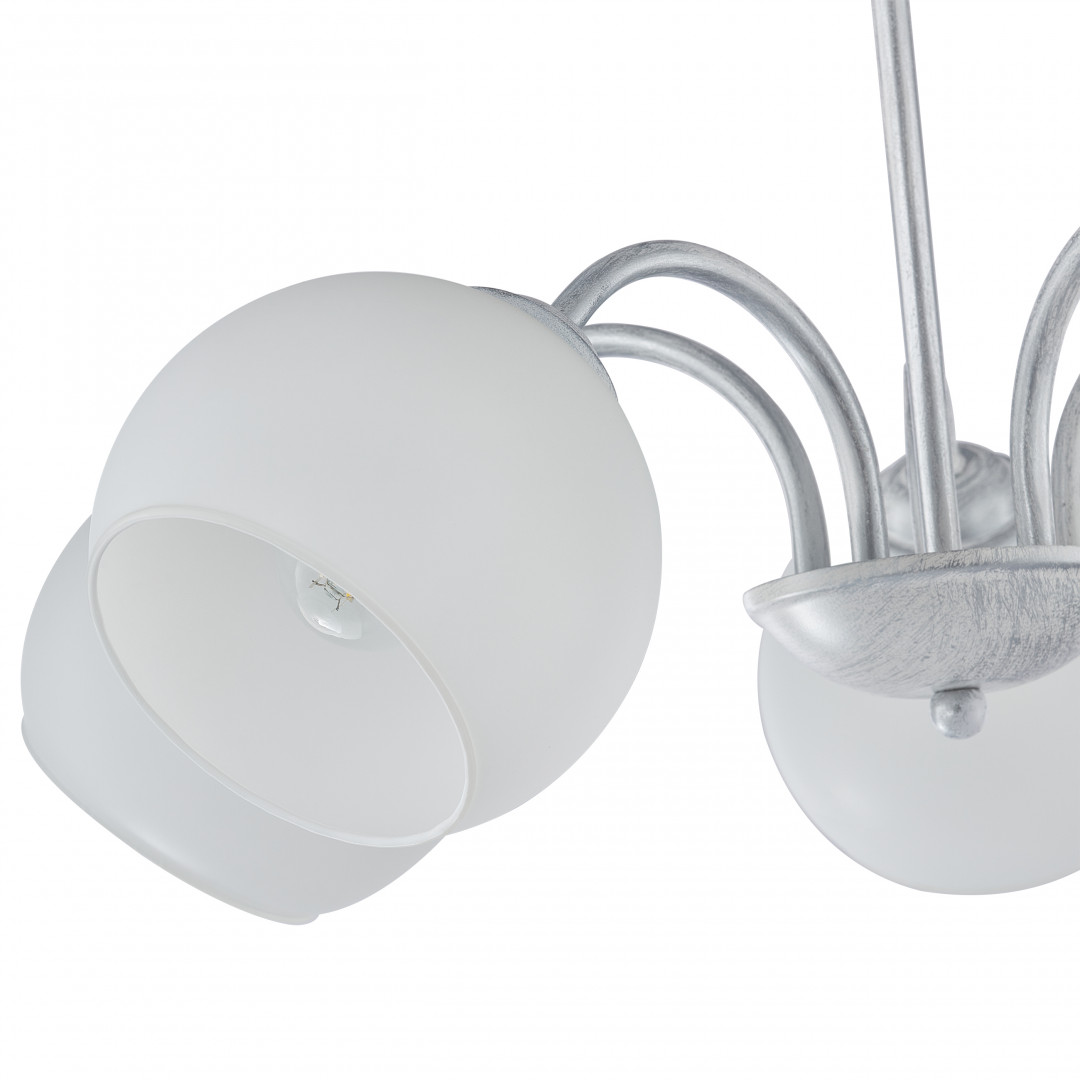 Подвесная люстра Arte Milano Amalfi 335010/5 WT+SL Подвесная люстра Arte Milano Amalfi 335010/5 WT+SL