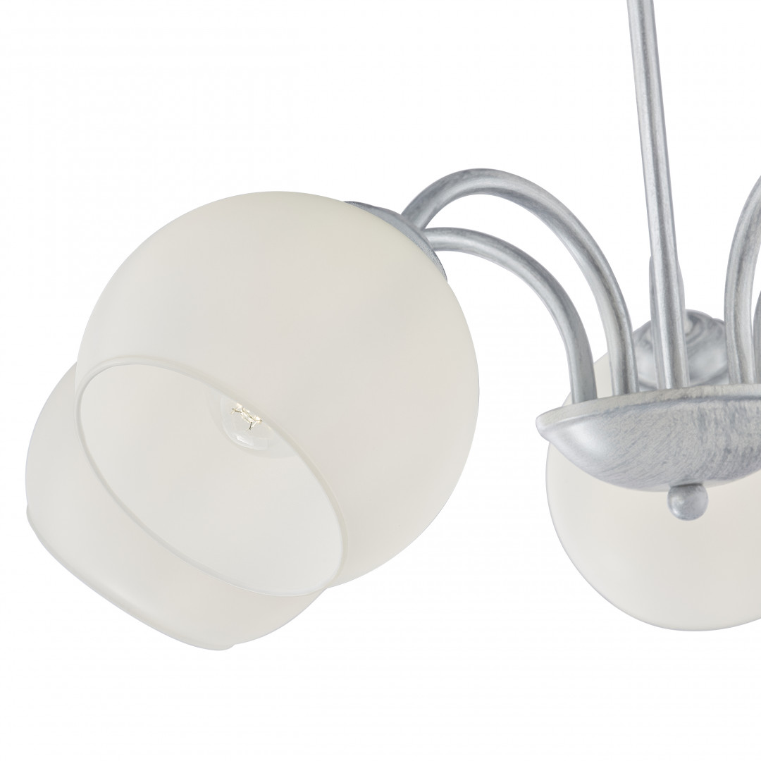 Подвесная люстра Arte Milano Amalfi 335010/5 WT+SL Подвесная люстра Arte Milano Amalfi 335010/5 WT+SL