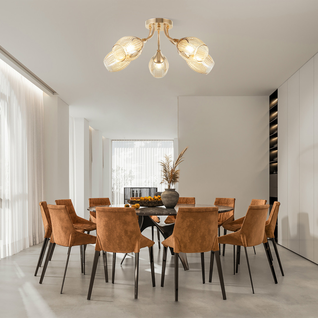 Потолочная люстра Arte Milano Napoli 337966/5 FGD Потолочная люстра Arte Milano Napoli 337966/5 FGD