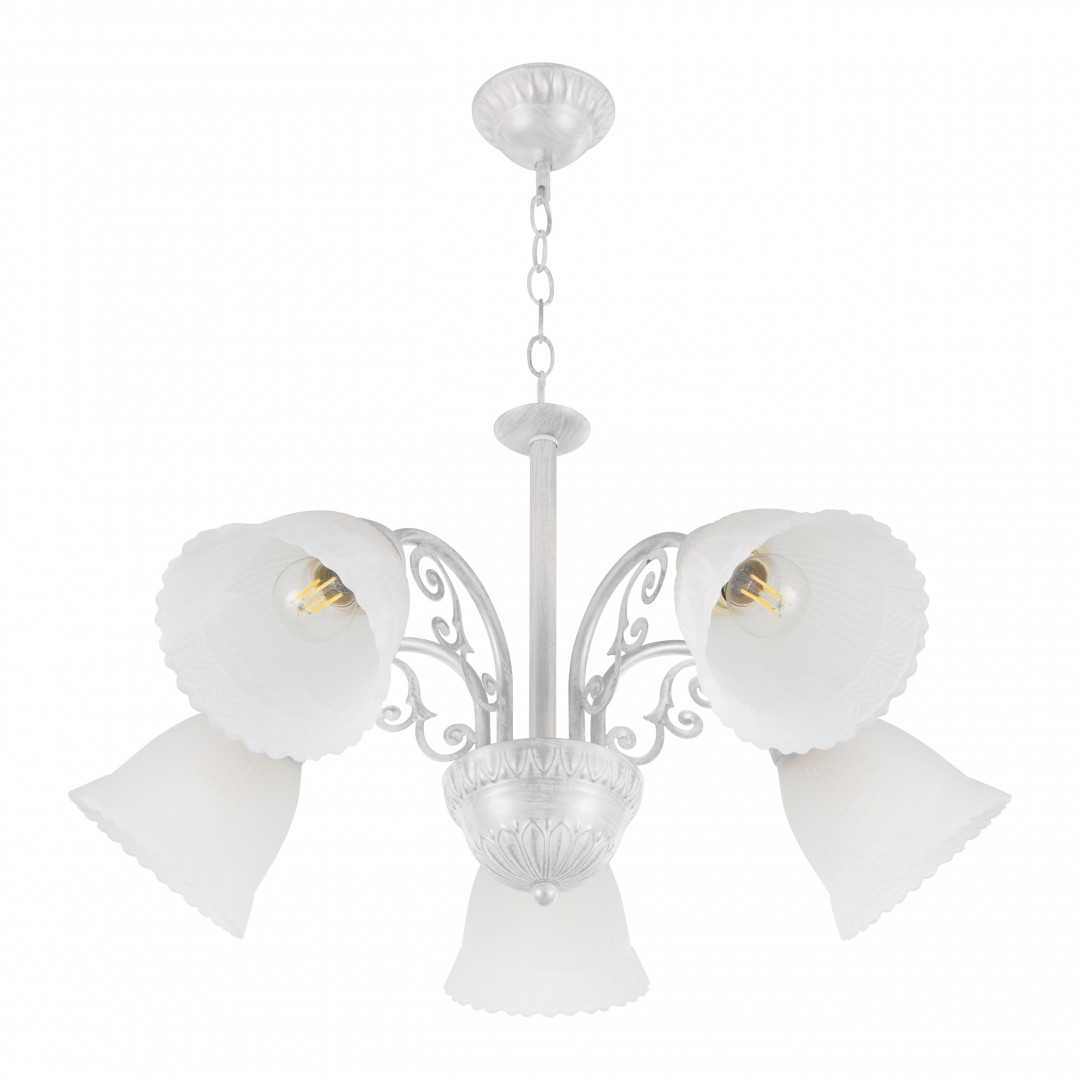 Подвесная люстра Arte Milano Amalfi 338544/5 WT+SL Подвесная люстра Arte Milano Amalfi 338544/5 WT+SL