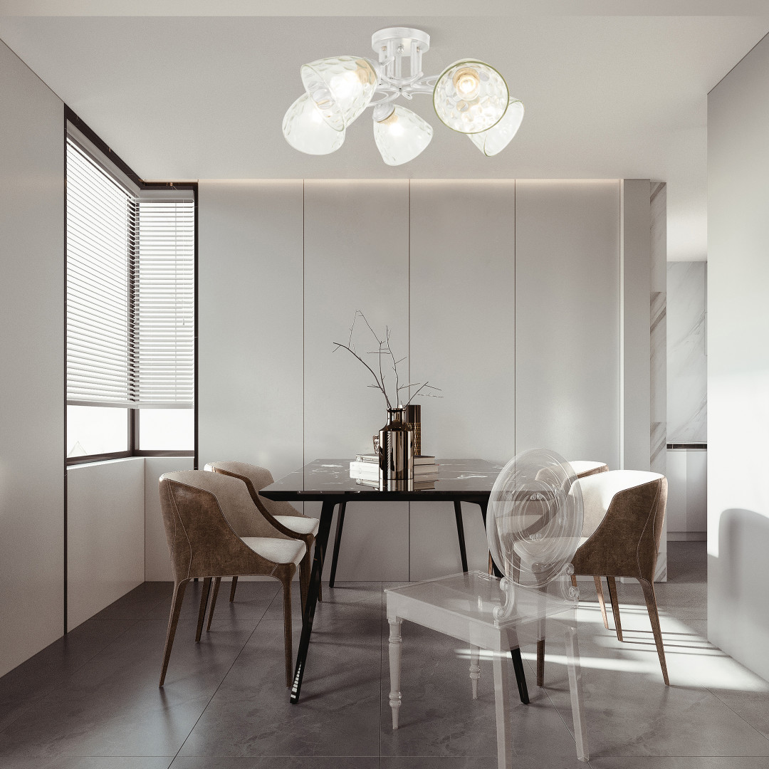 Потолочная люстра Arte Milano Napoli 338756/5 WT+SL Потолочная люстра Arte Milano Napoli 338756/5 WT+SL