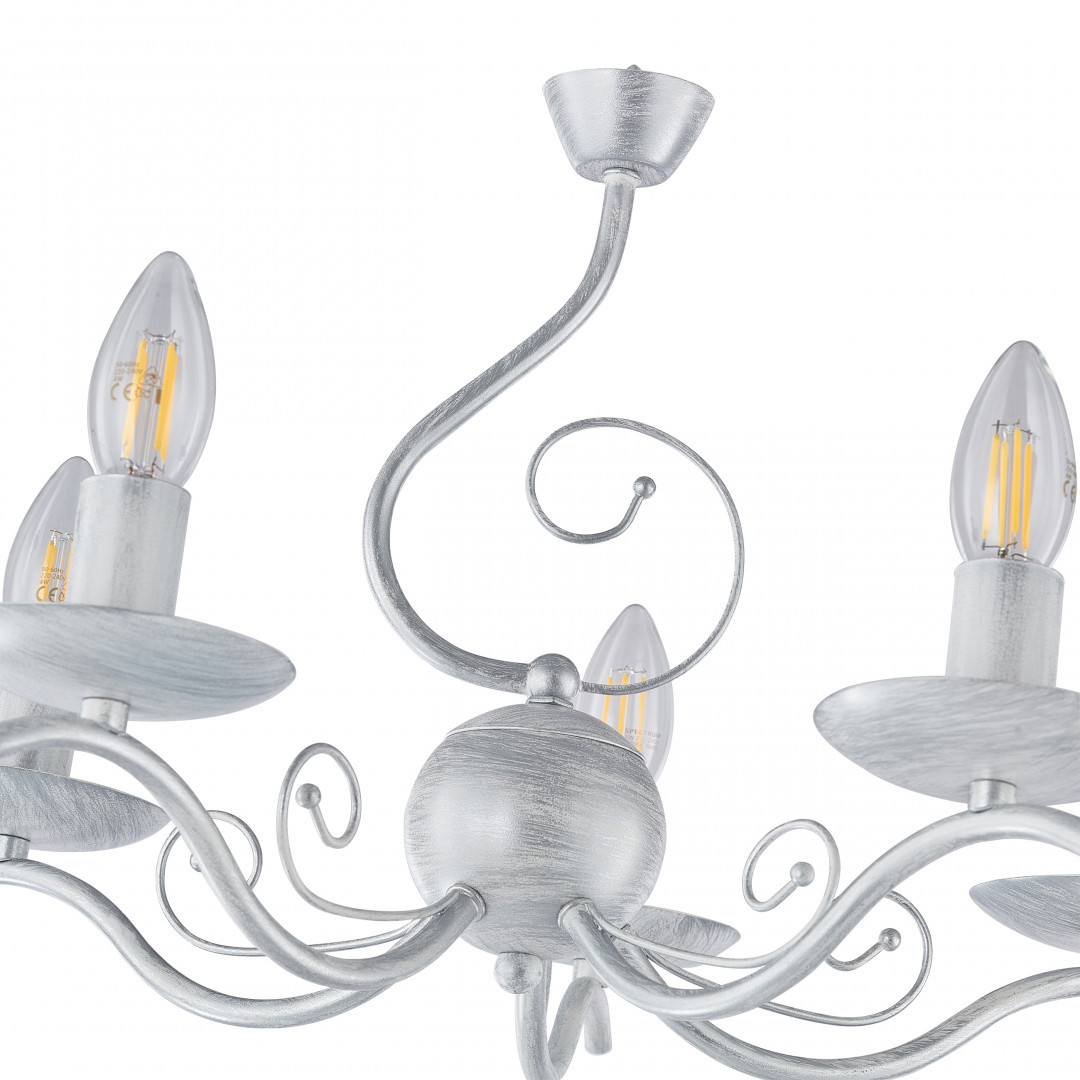 Подвесная люстра Arte Milano Amalfi 339934/5 WT+SL Подвесная люстра Arte Milano Amalfi 339934/5 WT+SL