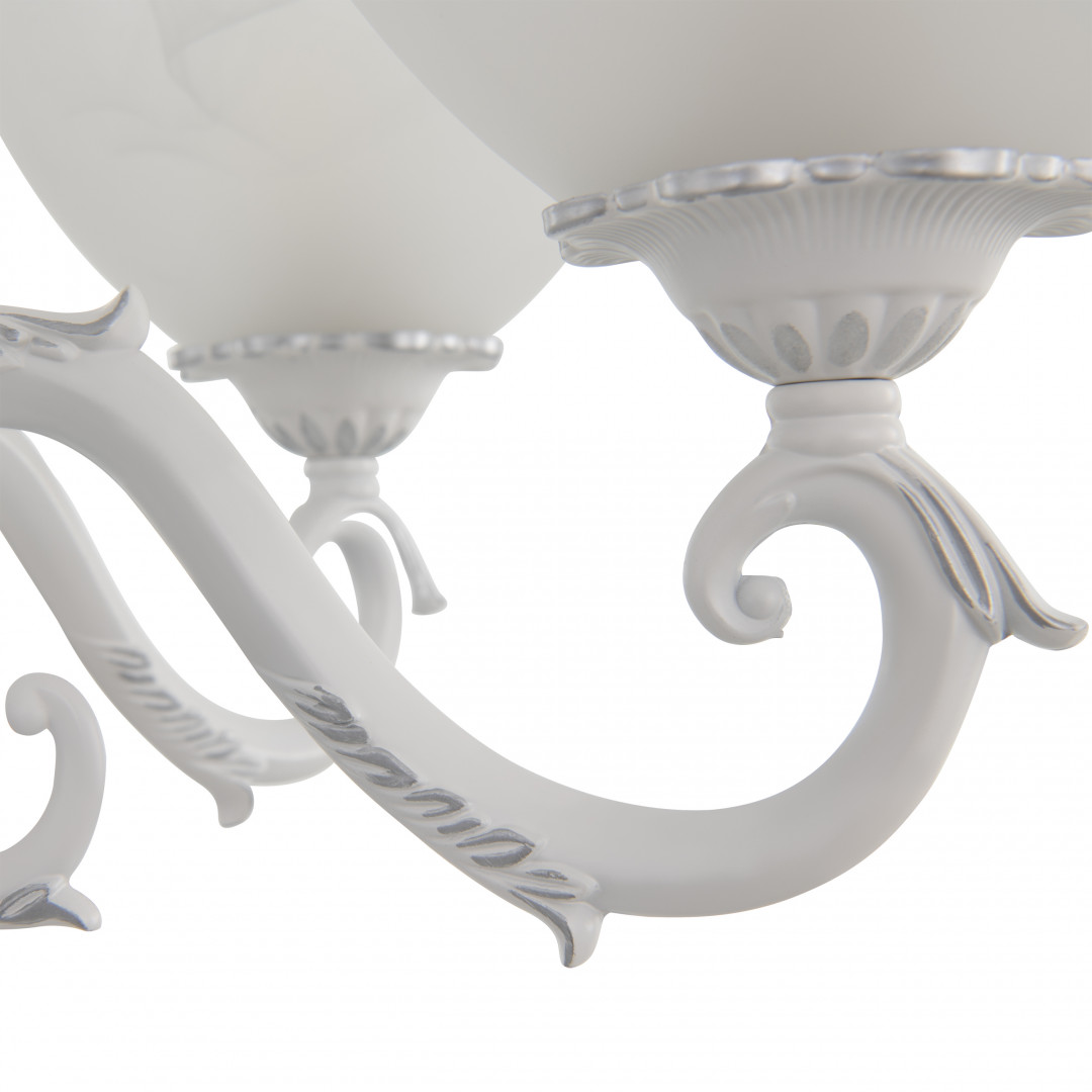 Подвесная люстра Arte Milano 340518/6 WT+SL Подвесная люстра Arte Milano 340518/6 WT+SL