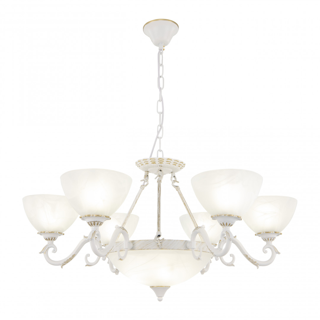 Подвесная люстра Arte Milano 340518/6-3 WT+G Подвесная люстра Arte Milano 340518/6-3 WT+G