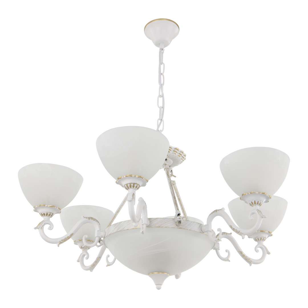 Подвесная люстра Arte Milano 340518/6-3 WT+G Подвесная люстра Arte Milano 340518/6-3 WT+G