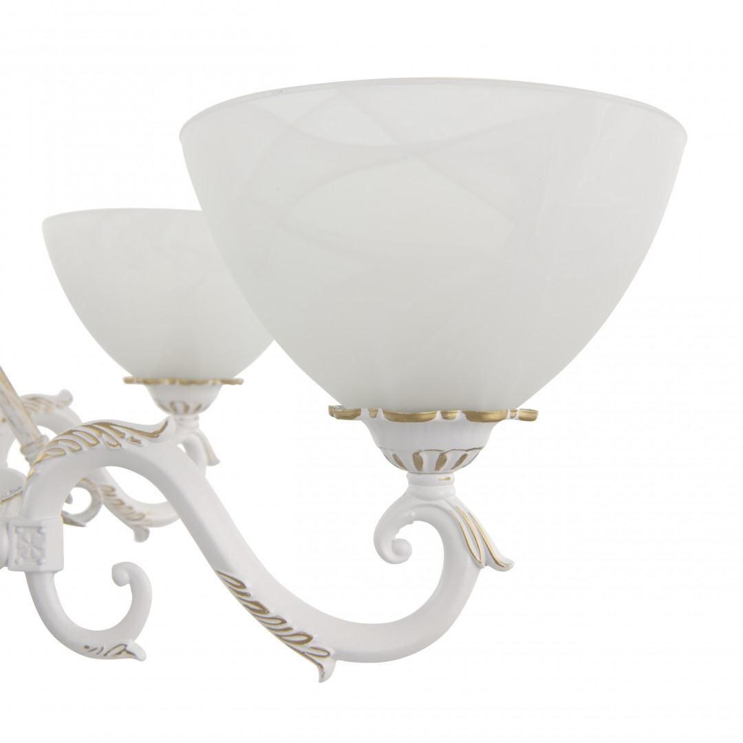 Подвесная люстра Arte Milano 340518/6-3 WT+G Подвесная люстра Arte Milano 340518/6-3 WT+G
