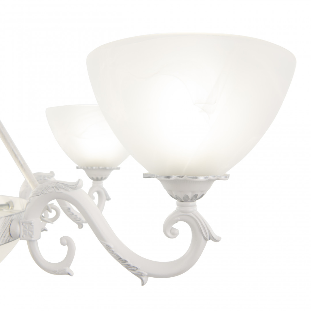 Подвесная люстра Arte Milano 340518/6-3 WT+SL Подвесная люстра Arte Milano 340518/6-3 WT+SL