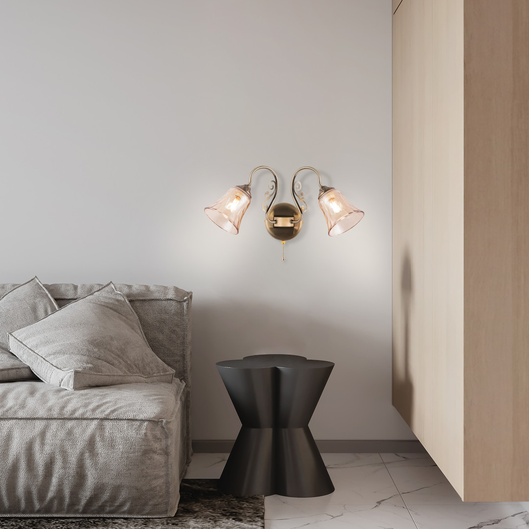 Бра Arte Milano 340800/2W AB Бра Arte Milano 340800/2W AB