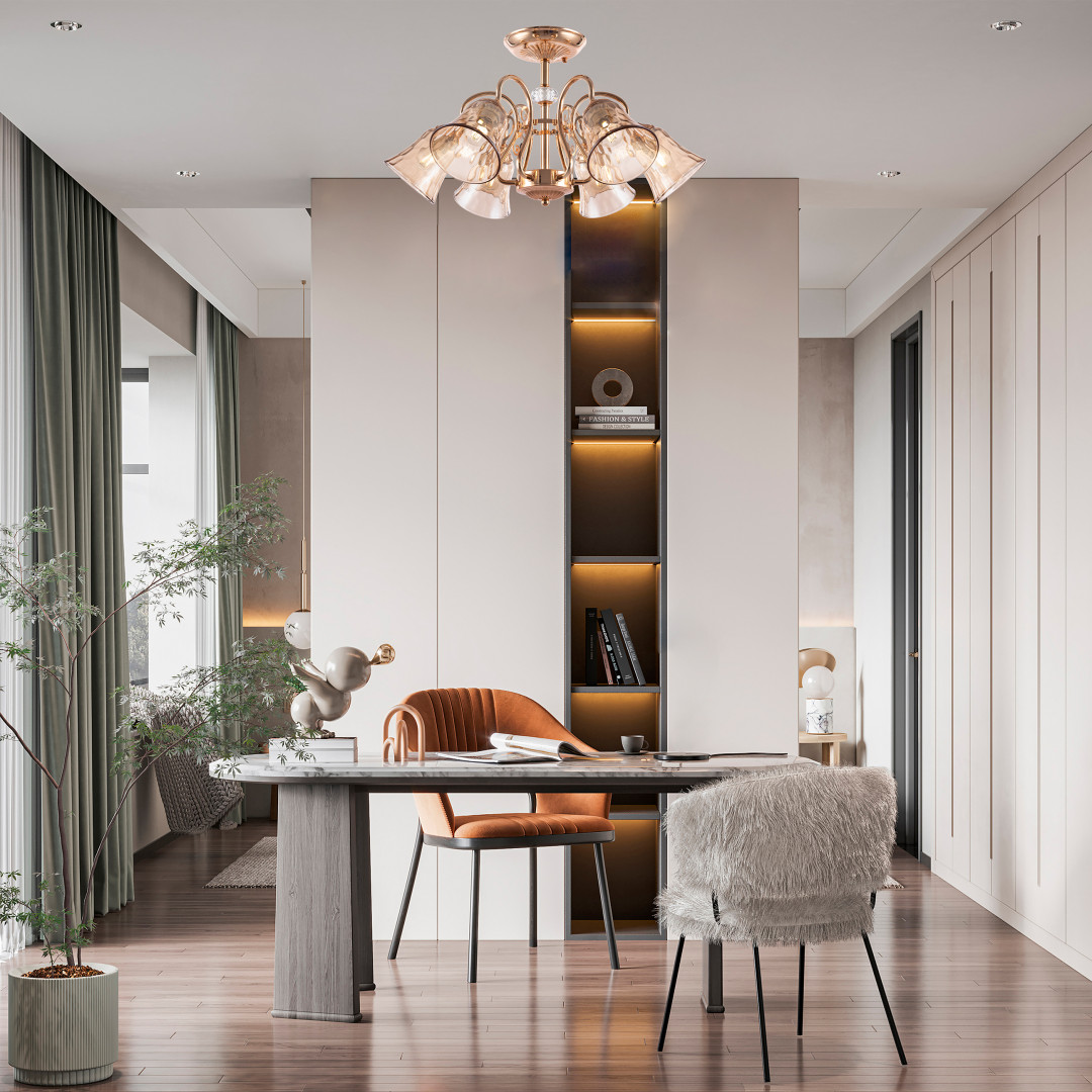 Потолочная люстра Arte Milano 340800/6 FGD Потолочная люстра Arte Milano 340800/6 FGD