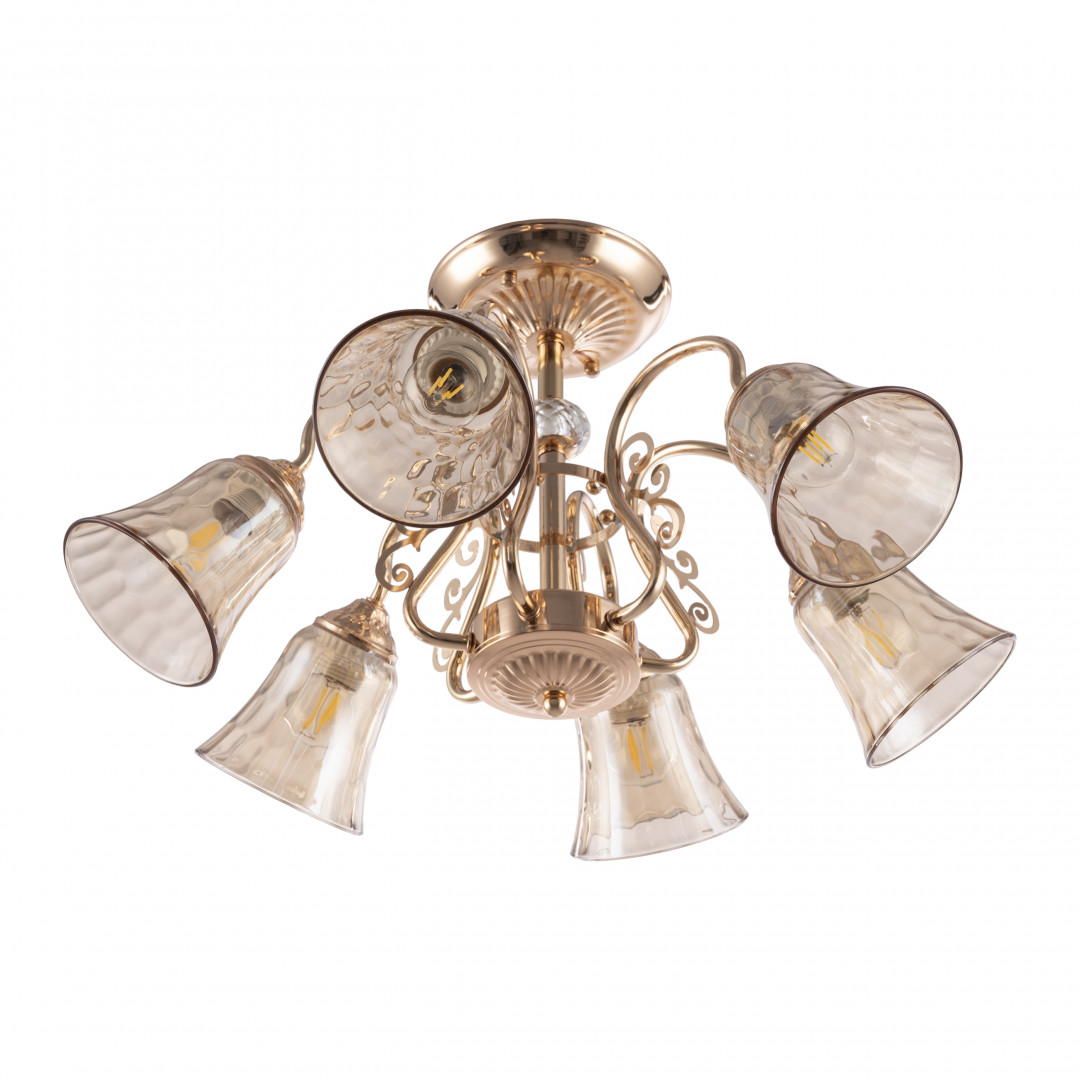 Потолочная люстра Arte Milano 340800/6 FGD Потолочная люстра Arte Milano 340800/6 FGD