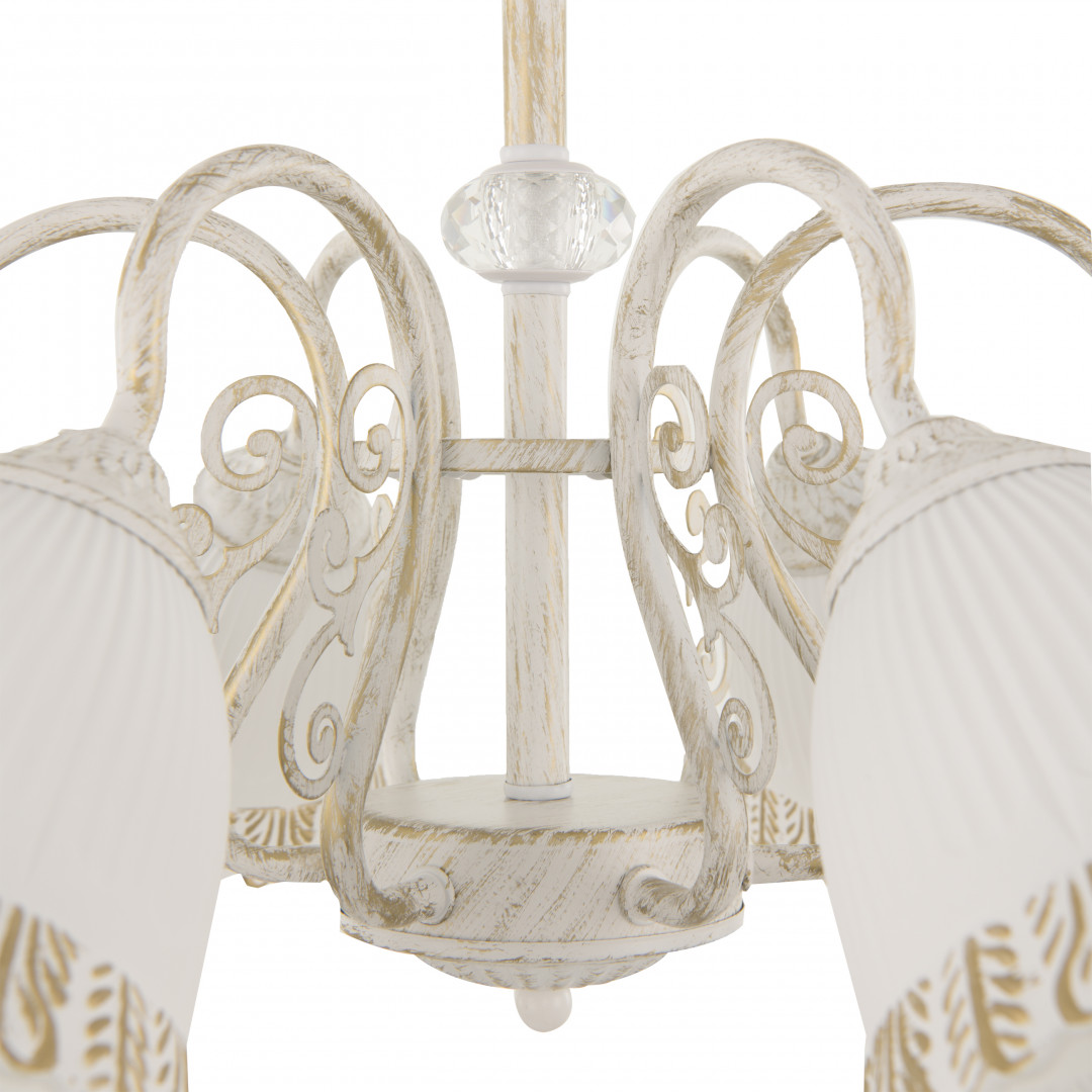 Потолочная люстра Arte Milano 340800/6 WT+G Потолочная люстра Arte Milano 340800/6 WT+G