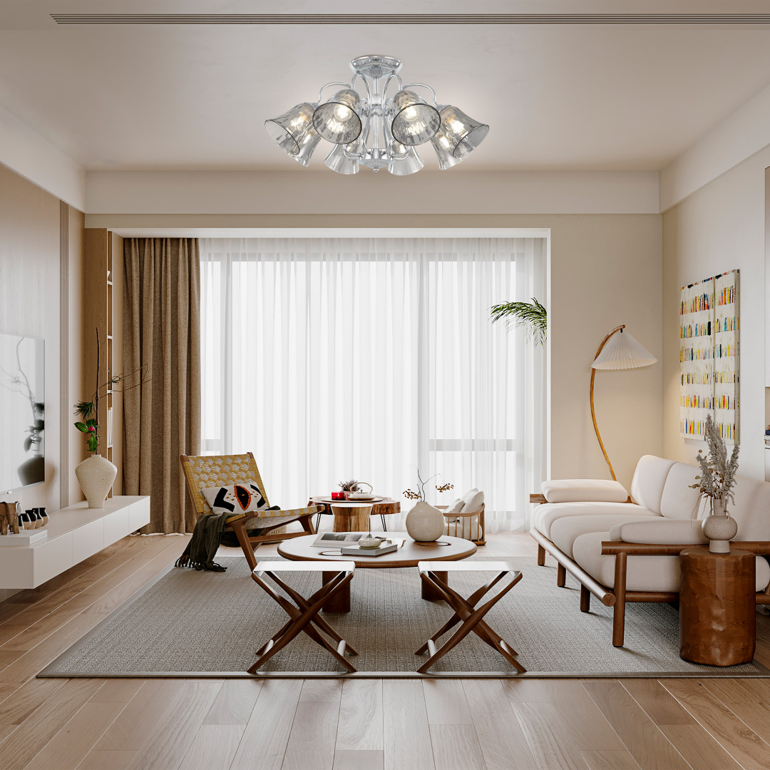 Потолочная люстра Arte Milano 340800/8 CR Потолочная люстра Arte Milano 340800/8 CR