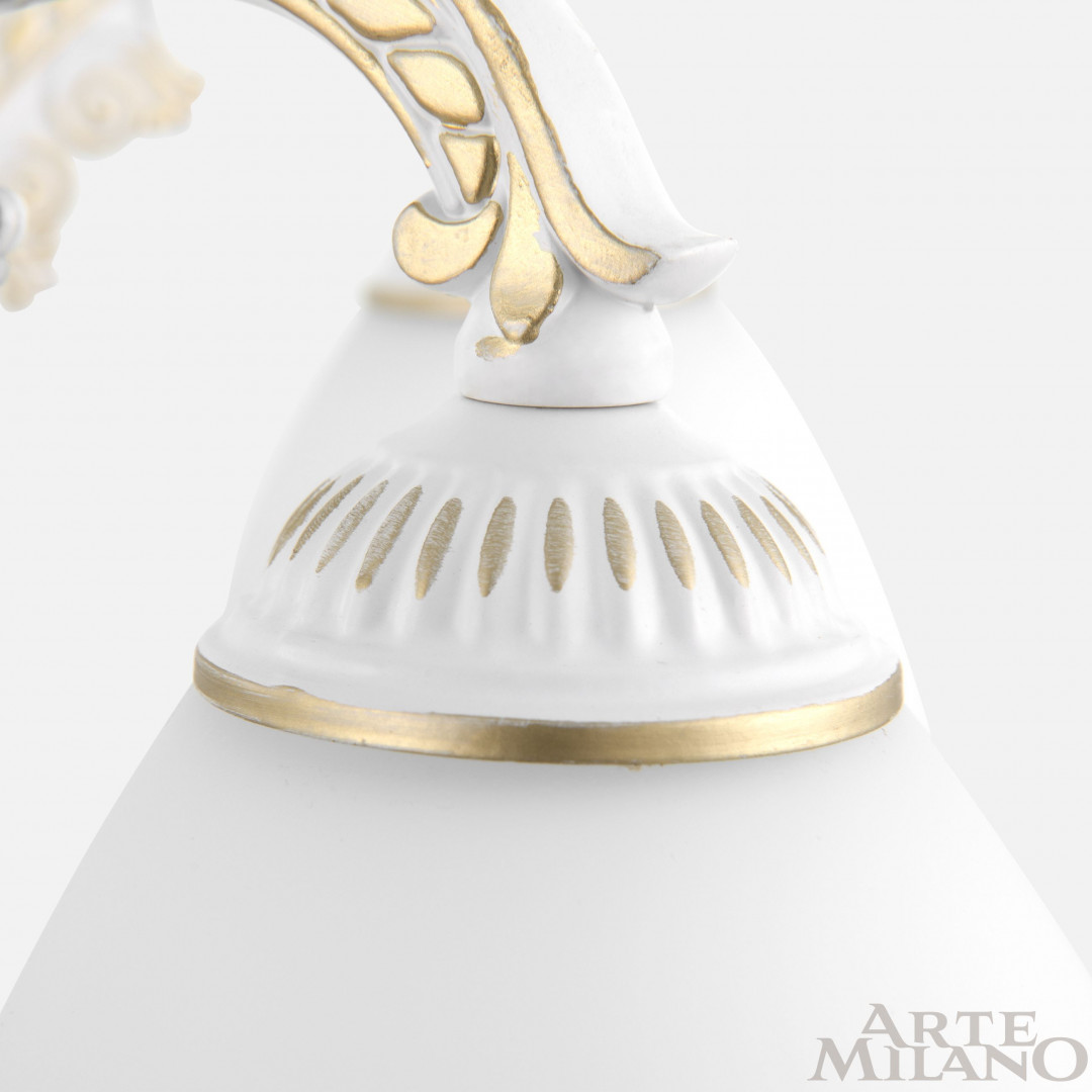 Подвесная люстра Arte Milano 340837/6 WT+G Подвесная люстра Arte Milano 340837/6 WT+G