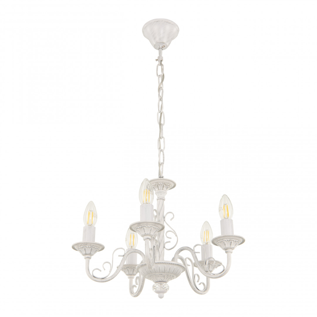 Подвесная люстра Arte Milano 342620/5 WT+SL Подвесная люстра Arte Milano 342620/5 WT+SL