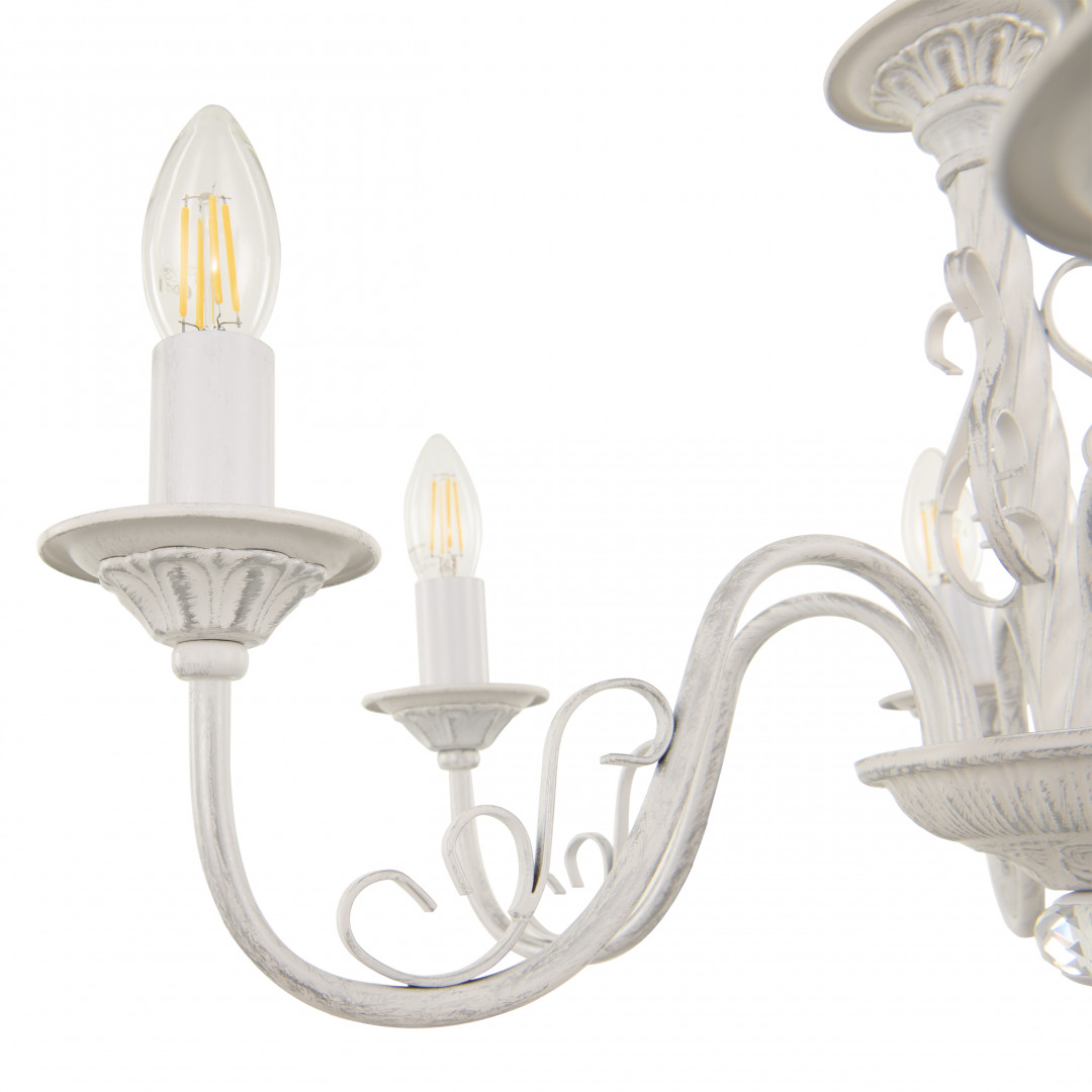 Подвесная люстра Arte Milano 342620/8 WT+SL Подвесная люстра Arte Milano 342620/8 WT+SL