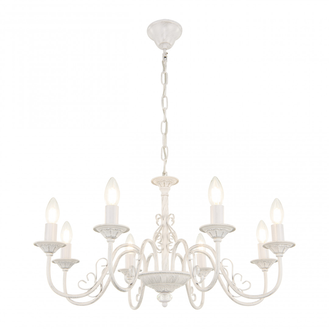 Подвесная люстра Arte Milano 342620/8 WT+SL Подвесная люстра Arte Milano 342620/8 WT+SL