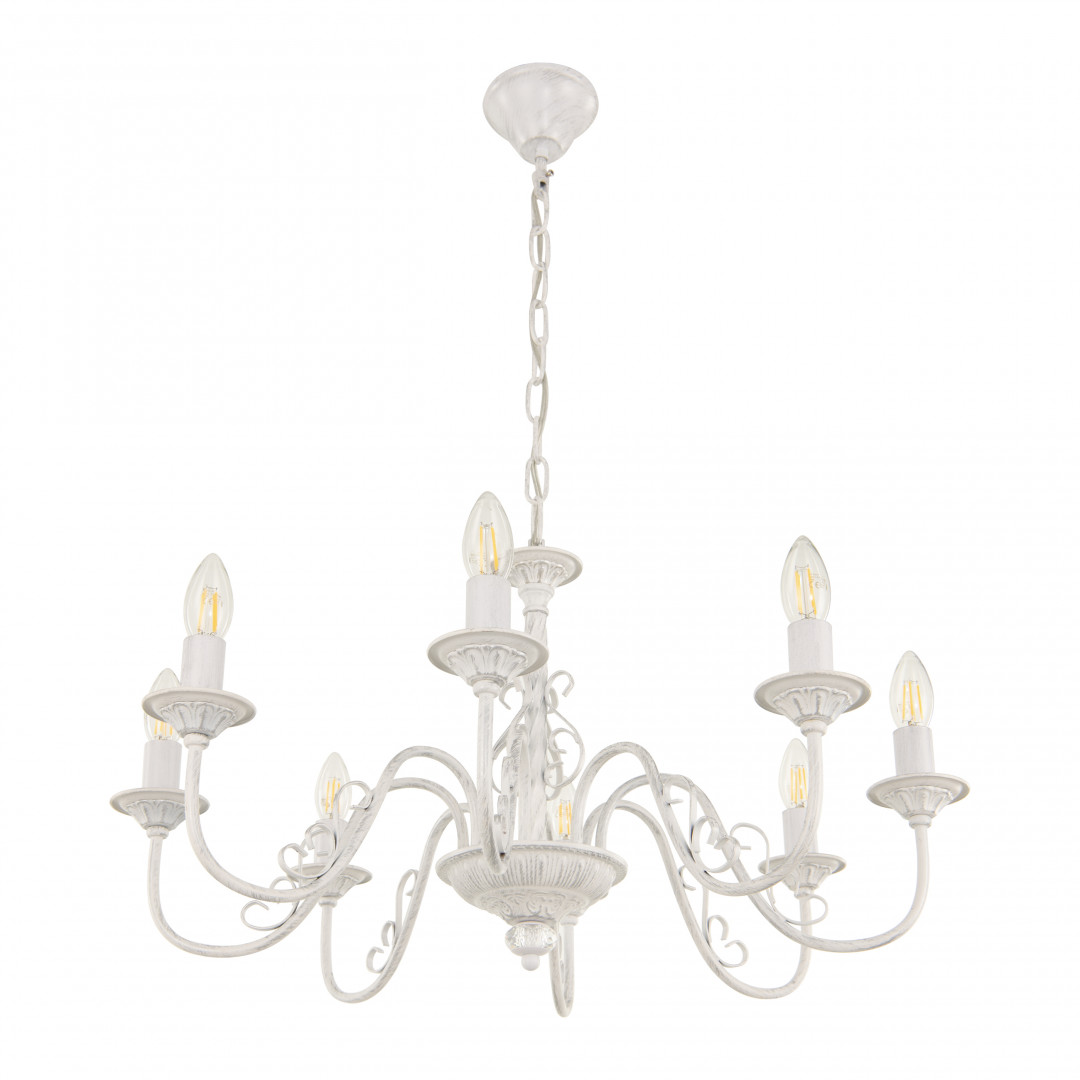 Подвесная люстра Arte Milano 342620/8 WT+SL Подвесная люстра Arte Milano 342620/8 WT+SL