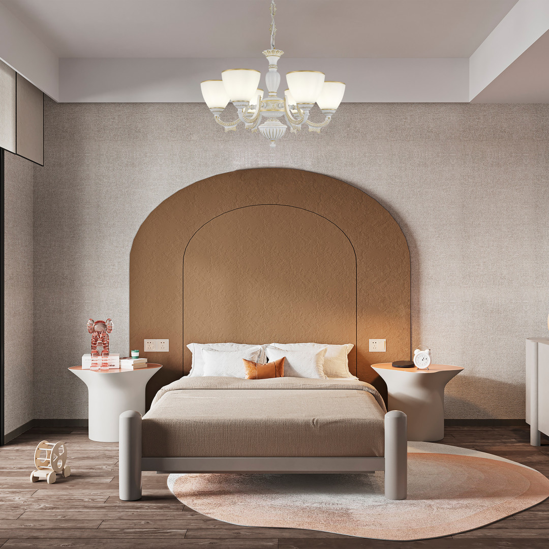 Подвесная люстра Arte Milano 342837/6 WT+G Подвесная люстра Arte Milano 342837/6 WT+G
