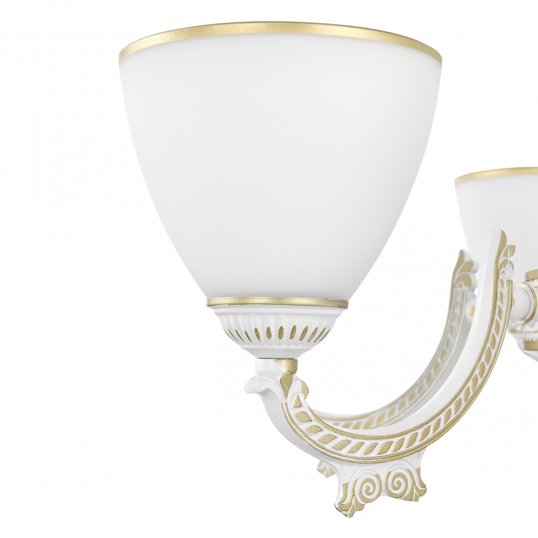 Подвесная люстра Arte Milano 342837/6 WT+G Подвесная люстра Arte Milano 342837/6 WT+G