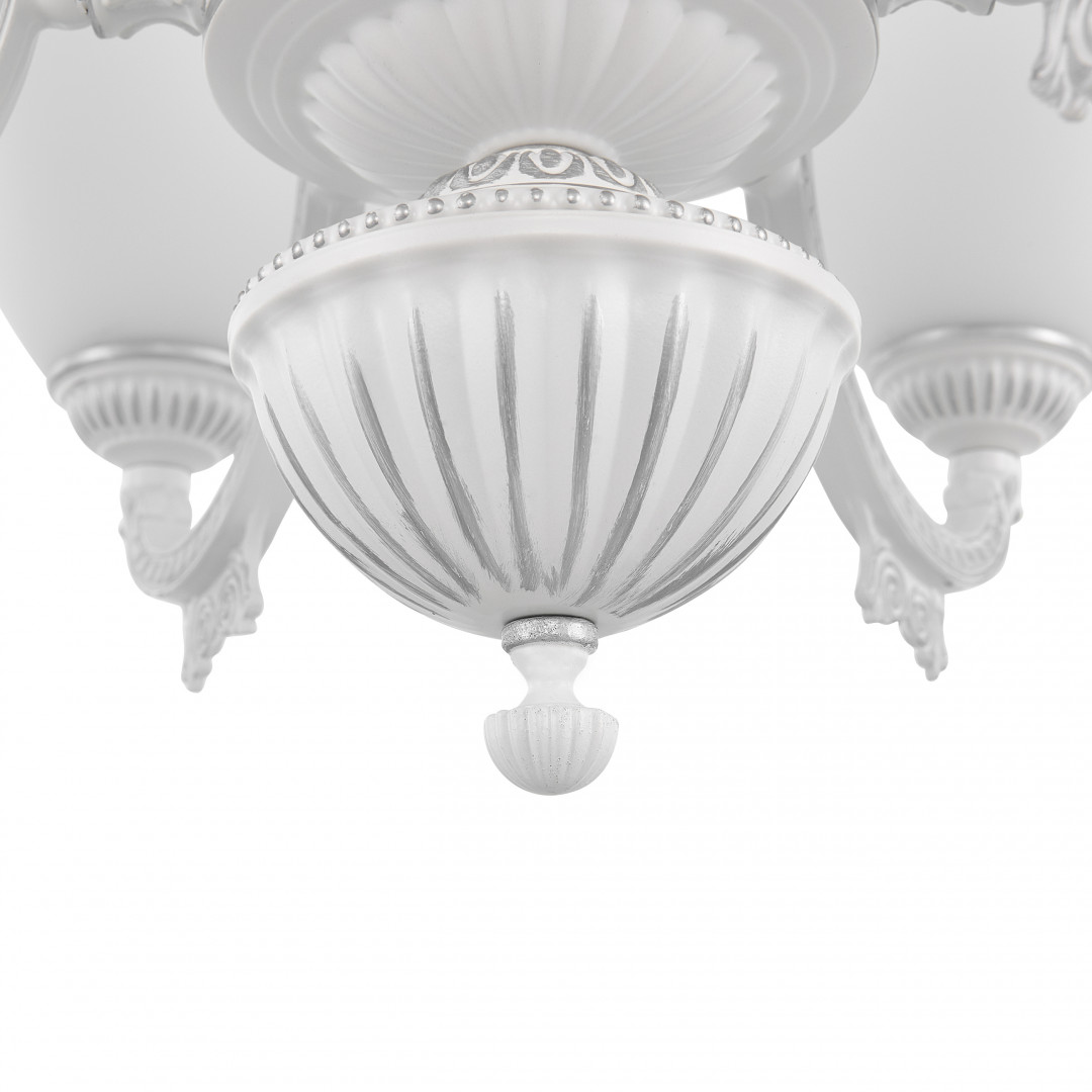 Подвесная люстра Arte Milano 342837/6 WT+SL Подвесная люстра Arte Milano 342837/6 WT+SL