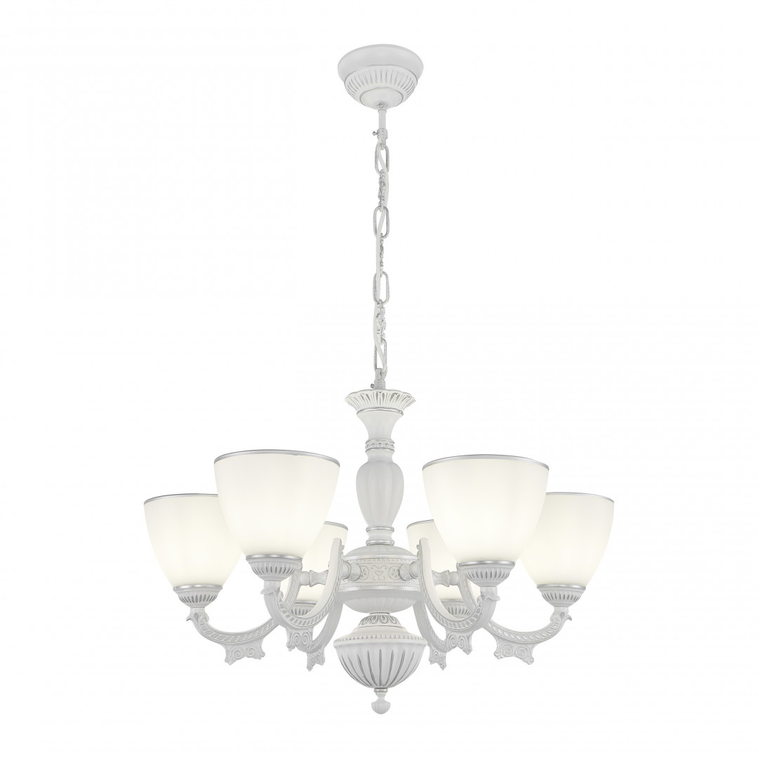 Подвесная люстра Arte Milano 342837/6 WT+SL Подвесная люстра Arte Milano 342837/6 WT+SL