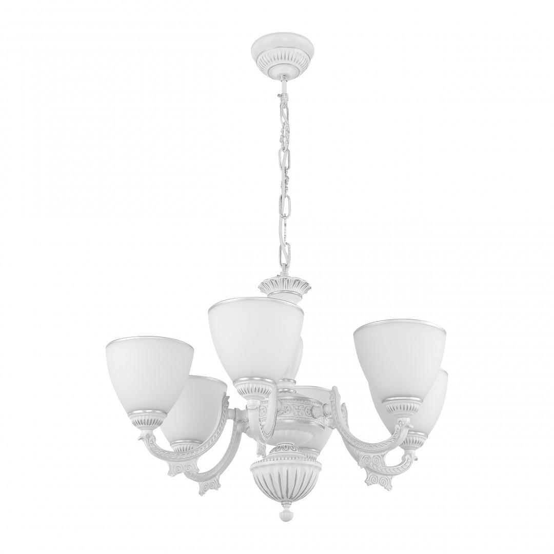 Подвесная люстра Arte Milano 342837/6 WT+SL Подвесная люстра Arte Milano 342837/6 WT+SL