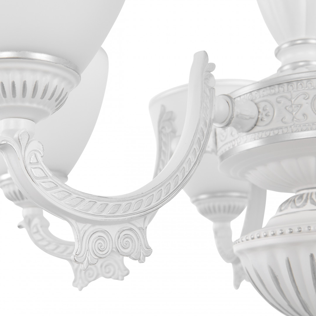 Подвесная люстра Arte Milano 342837/6 WT+SL Подвесная люстра Arte Milano 342837/6 WT+SL