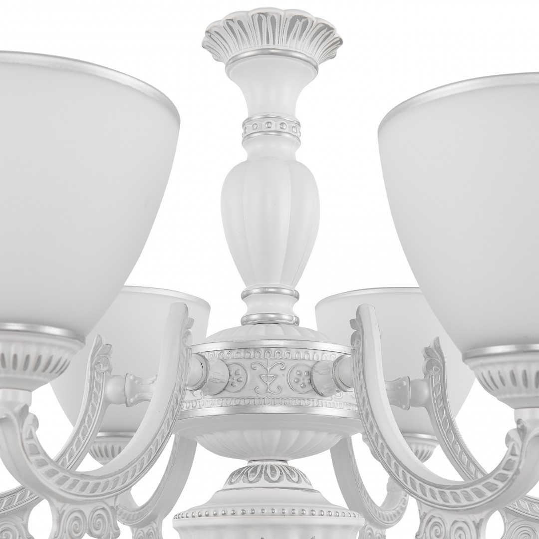 Подвесная люстра Arte Milano 342837/6 WT+SL Подвесная люстра Arte Milano 342837/6 WT+SL